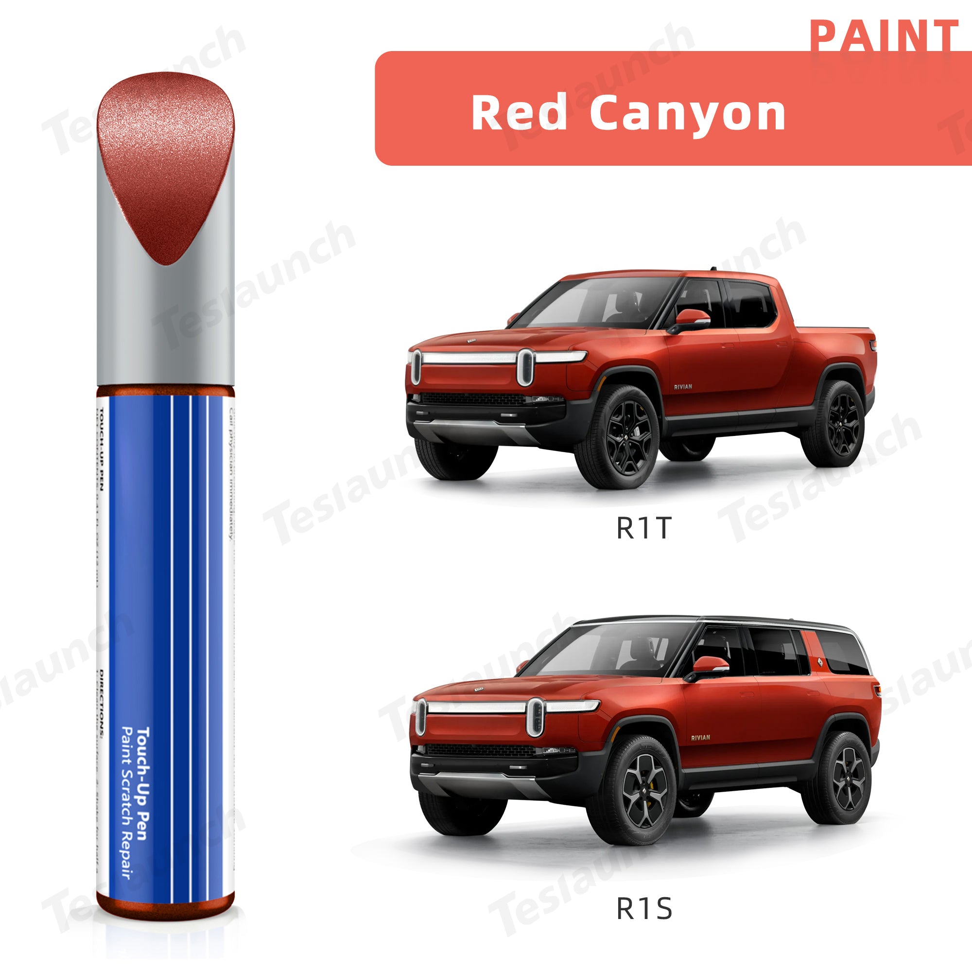 RIVIAN Metallic Paint Touch Up Pen para la reparación del cuerpo del coche