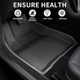 Tesla All Weather XPE Interior Floor Mats Cargo Liners Set for 2024+ Model 3 Highland