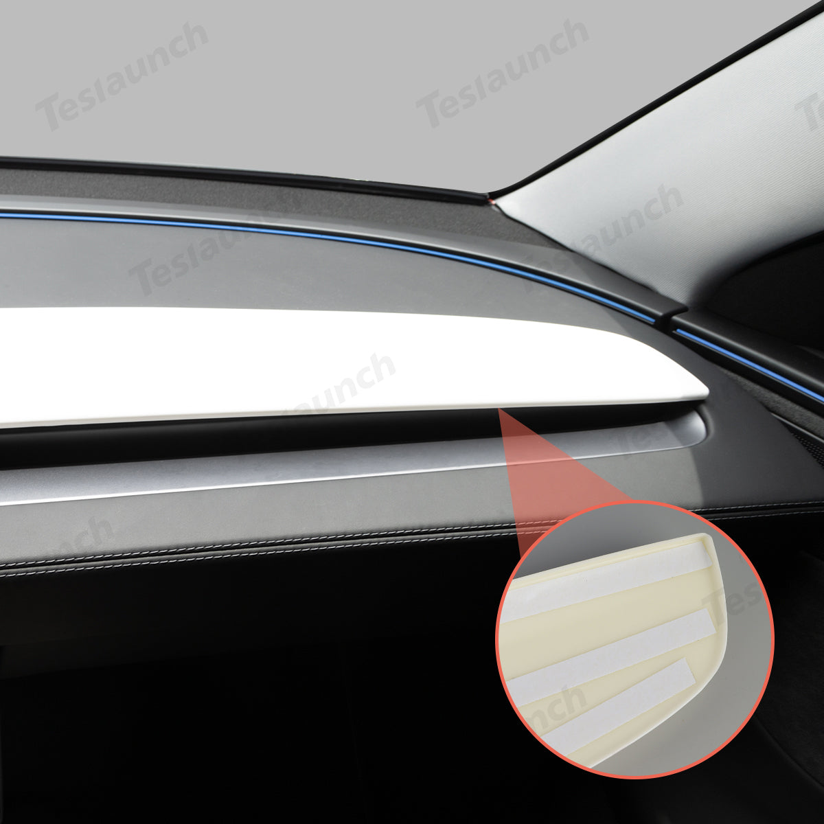 ABS Dashboard Trim Cover for Tesla Model Y Juniper 2025+