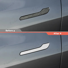 ABS Side Mirror Covers & Door Handle Covers for Tesla Model Y Juniper 2025+ / Model 3 Highland 2024+