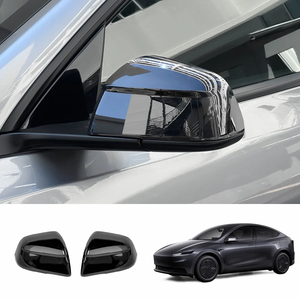 ABS Side Mirror Covers & Door Handle Covers for 2026 New Tesla Model Y Standard