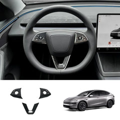 ABS Steering Wheel Trim Cover Kit for Tesla Model YL 2026+