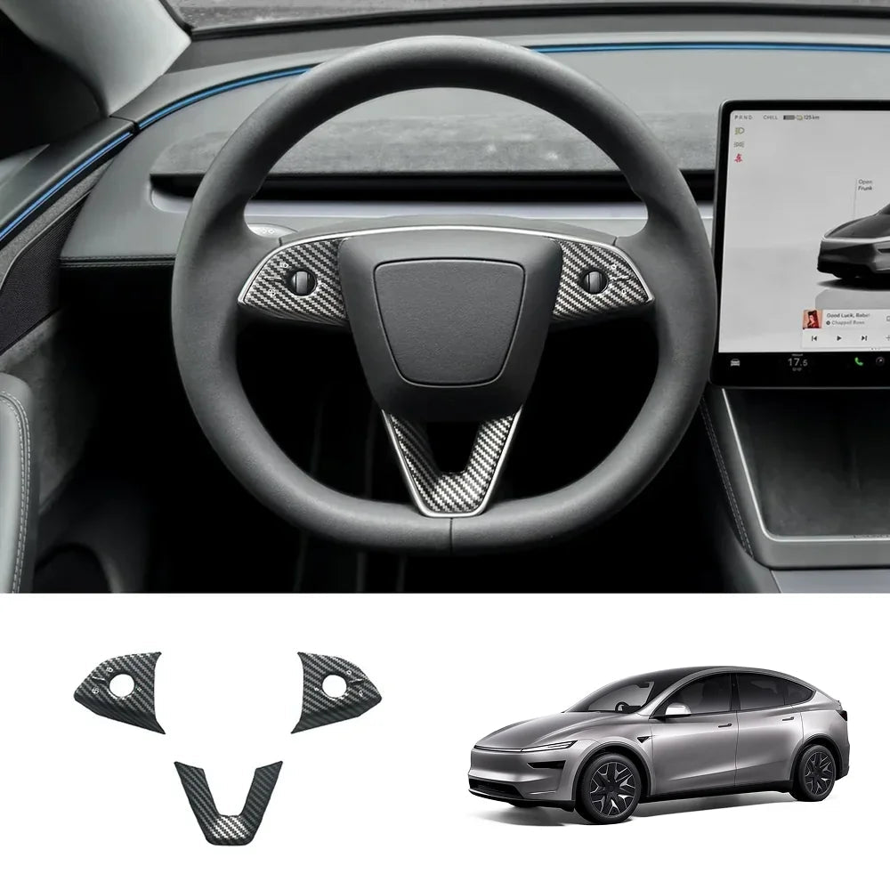 Kit de couverture en ABS pour le volant de Tesla Model YL 2026+