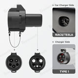 J1772 To Tesla Adapter ehhez Tesla Model 3/Y/S/X/Cybertruck