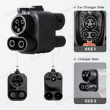 Adaptateur de chargeur Ev Ccs2 vers Ccs1, adaptateur Ccs2, prise vers Ccs1