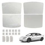 Upgrade ingebouwde reflecterende zonnekap voor het zonnedak voor Model J / Model 3