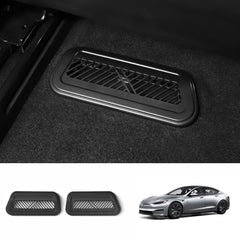 Rear Under Seat Air Vent Grille Cover for Tesla Model S 2023+