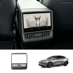 Rear Center Console Air Vent Cover & Lower Kick Panel Protector for Tesla Model YL 2026+