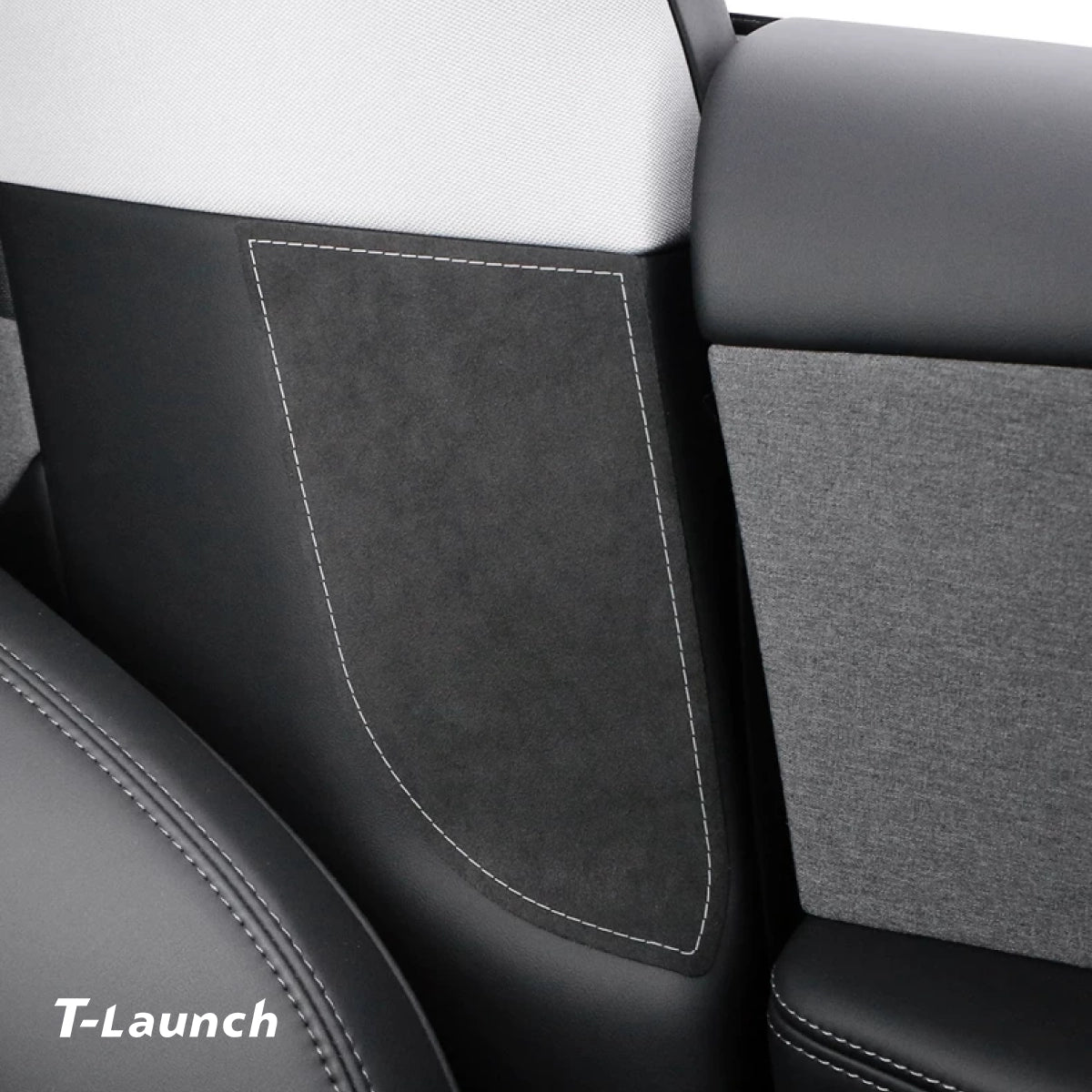Alcantara B-Pillar Anti-Scratch Protector for Tesla Model Y Juniper 2025+ - T-Launch