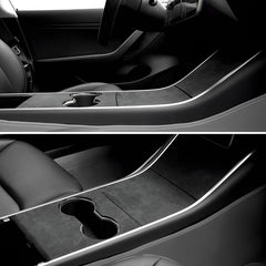 Alcantara Center Console Cover For Tesla Model 3/Y (2017-2023)