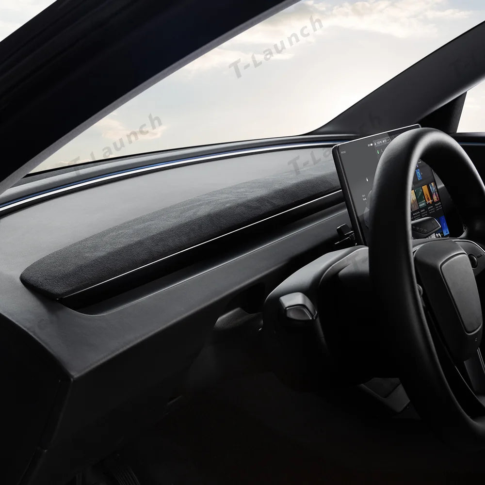 Alcantara Dashboard Replacement Panel for Tesla Model 3 Highland 2024+ / Model Y Juniper 2025+