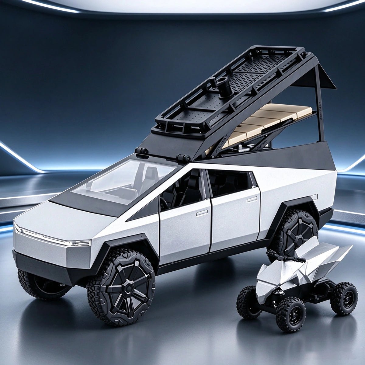 1:24 Scale Alloy Pickup Camping RV Model - T-Launch