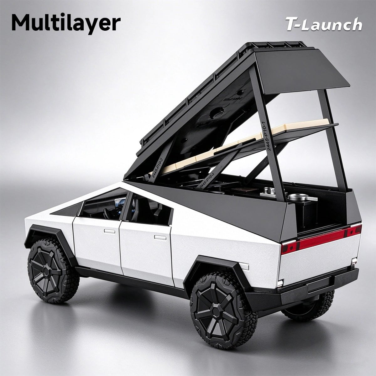 1:24 Scale Alloy Pickup Camping RV Model - T-Launch
