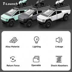 1:24 Scale Alloy Pickup Camping RV Model - T-Launch