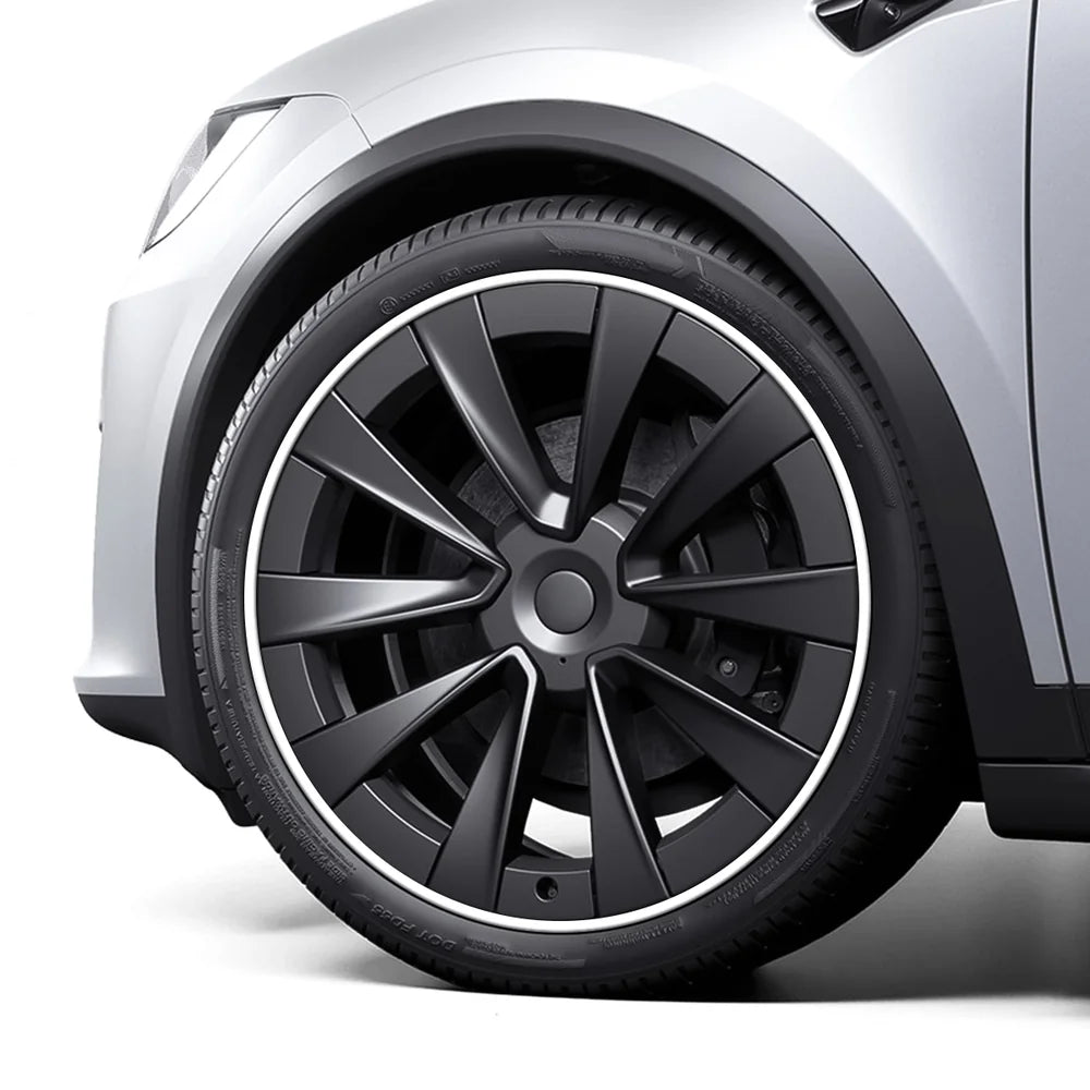 Aluminum Alloy Wheel Rim Protectors (Tesla Body Color Match) – for All ...