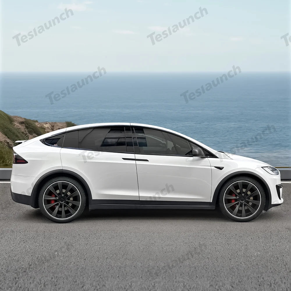 Aluminum Alloy Wheel Rim Protectors (Tesla Body Color Match) – for All ...