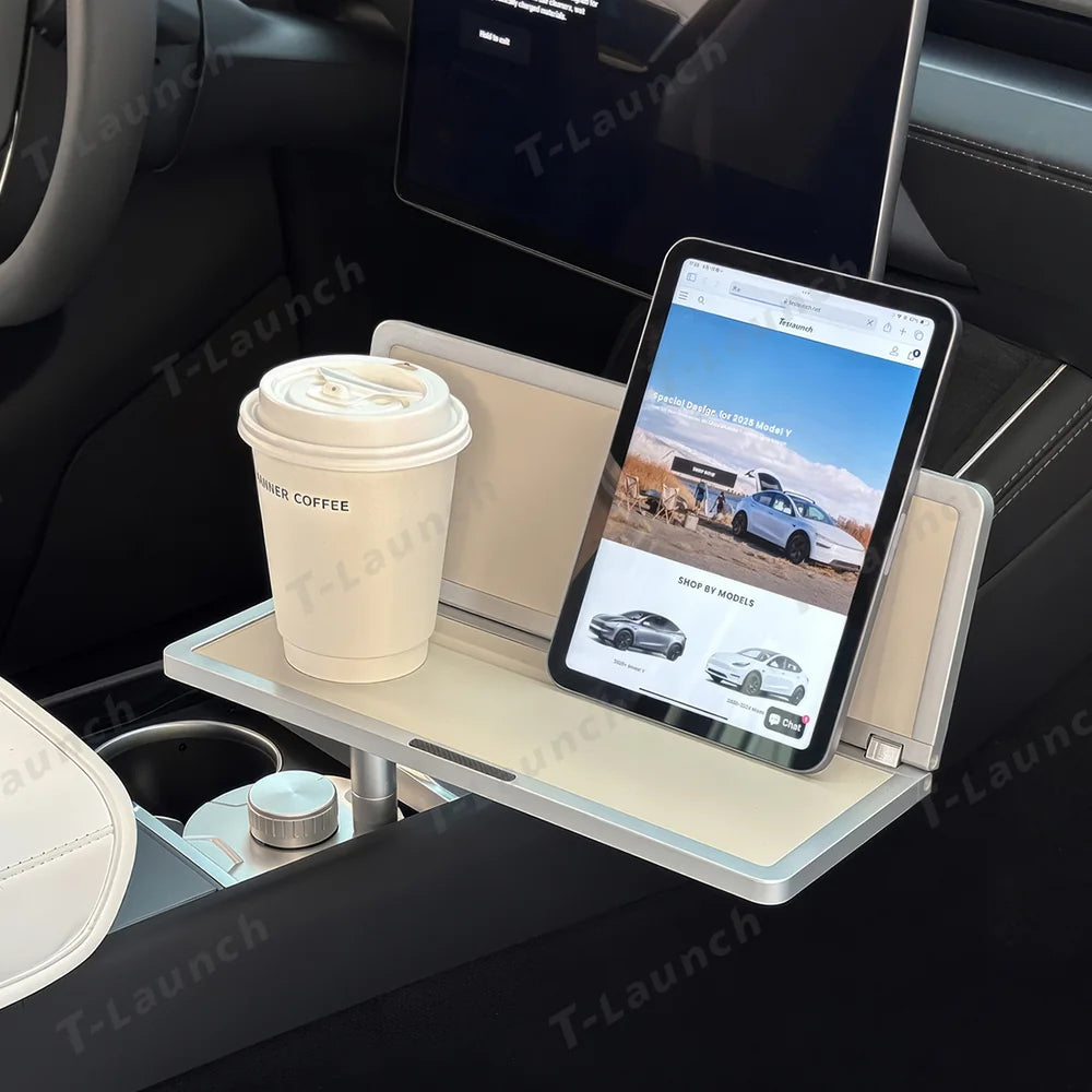 Aluminum Foldable Floating Car Table – Universal Fit for All Cars