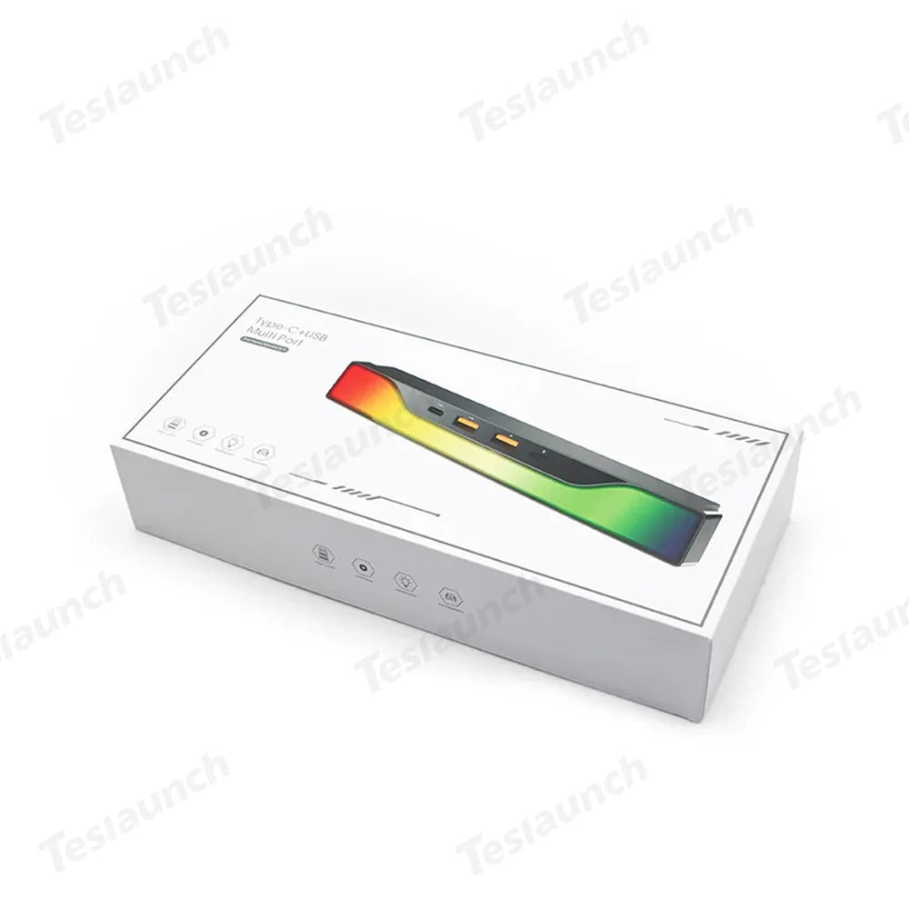 Voice-Controlled Ambient Light Charging Extension for Tesla Model 3/Y(2020-2024)