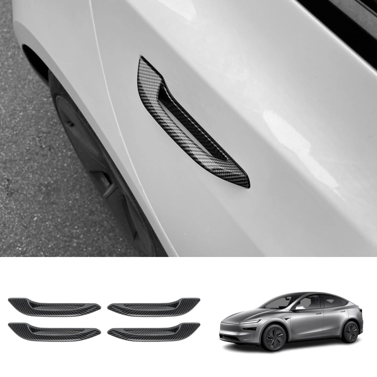 Anti-Freezing Door Handle Cover for Tesla Model 3 2017+ / Model Y 2020+ - T-Launch