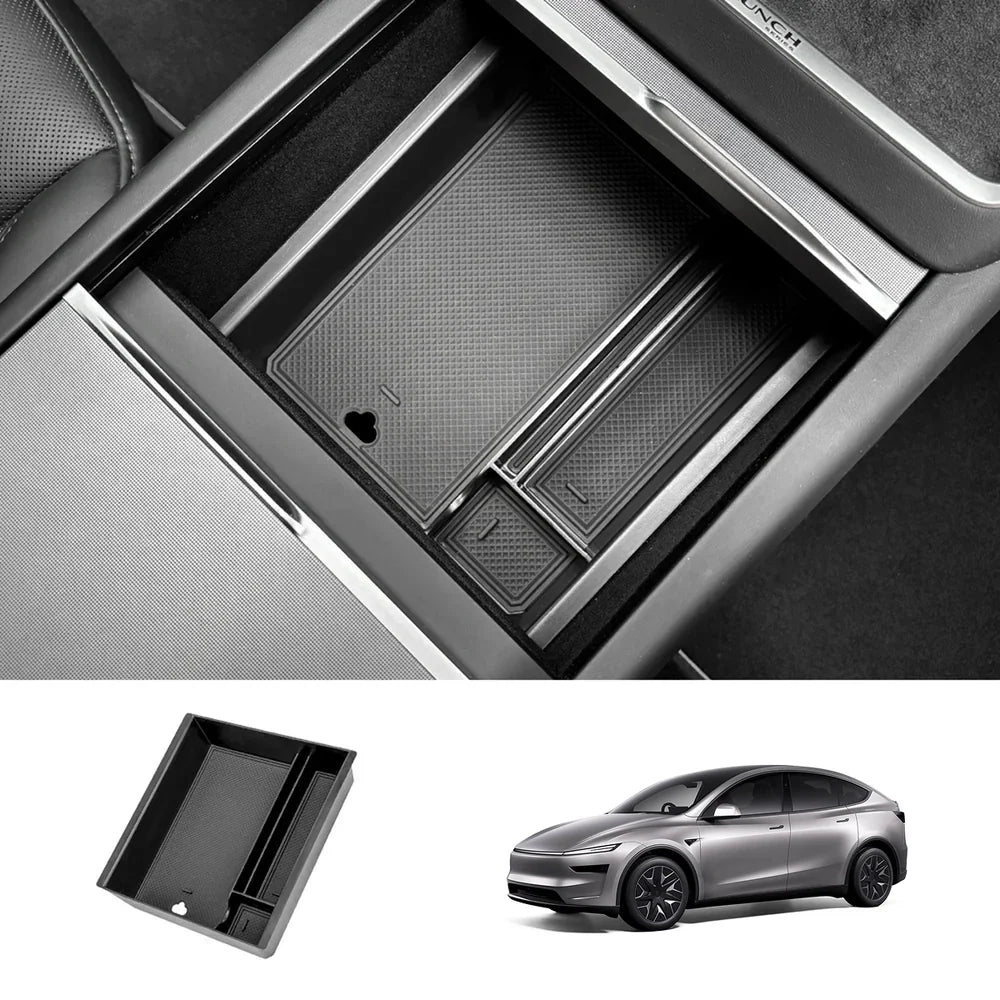 Center Console Organizer and Armrest Box for Tesla Model YL 2026+