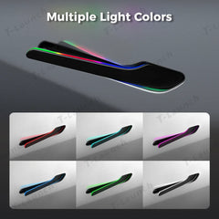 Wireless Auto Door Handle Upgrade Kit with Colorful LED Lights for Tesla Model 3/Y (2022–2025)