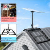 Adjustable Roof Ridge Mount Kit for Starlink Gen 3 Satellite Dish