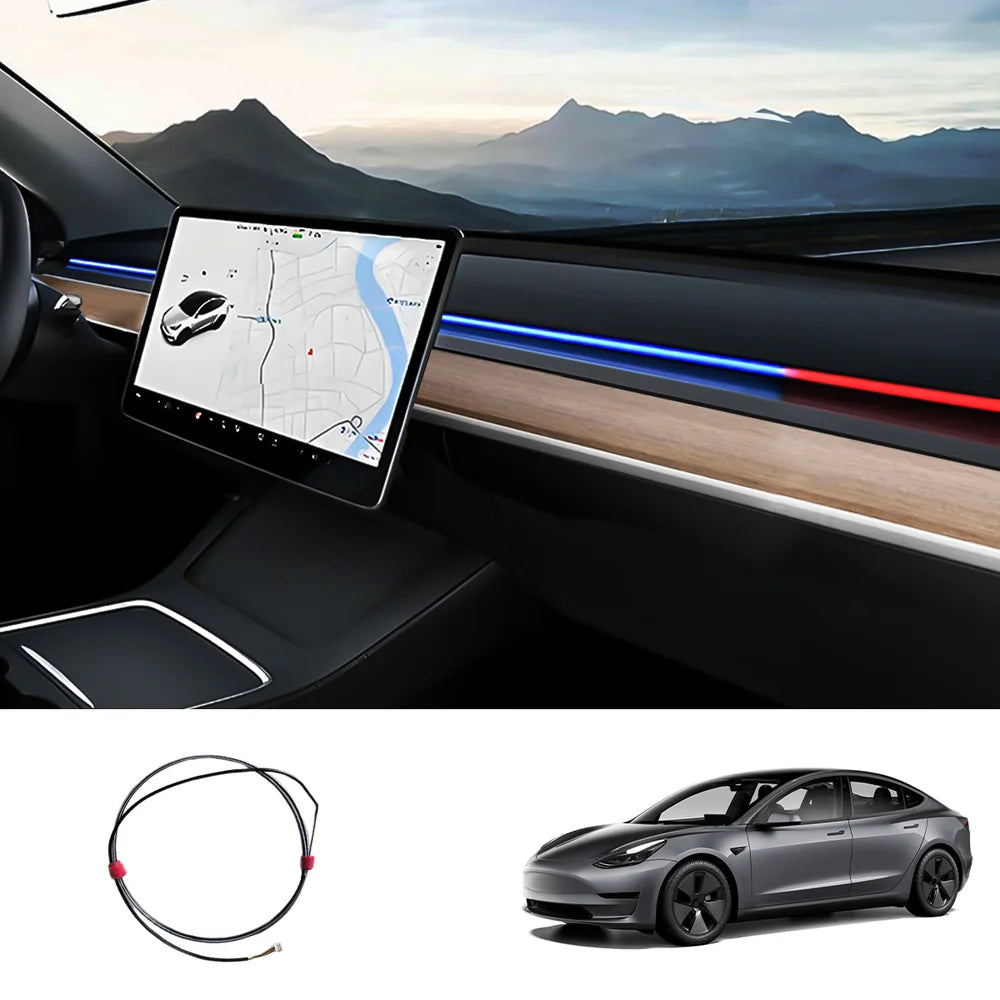 Blind Spot Detection (BSD) Smart Ambient Light for Tesla Model Y/3 (2017–2025+)