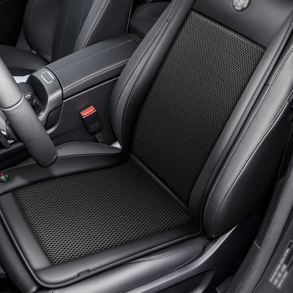 Cojín de asiento de refrigeración automotriz de 12V, cojines de silla transpirables, funda de asiento de coche