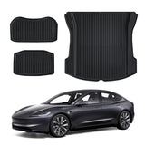 Tapis de sol TPE toutes saisons pour Tesla 2024 Model 3 Hautes Terres