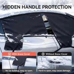 Windshield Side Window & Door Handle Full Snow Cover for Tesla Model 3/Y/S