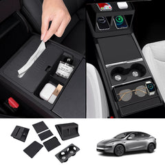 Center Console Organizer & Protector Full Set for Tesla Model Y Juniper 2025+