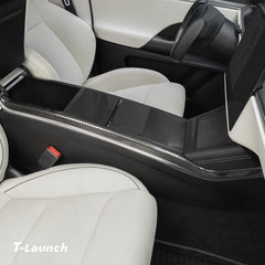 [Real Carbon Fiber] Rivestimento laterale della console centrale per Model X 2021+
