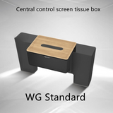 Model Caixa de armazenamento de tecidos de controle central 3/Y com suporte para telefone para Tesla( 2017-2023)
