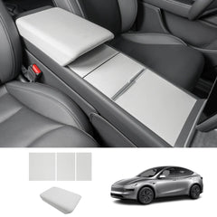 Center Console Panel & Armrest Protective Cover Set for Tesla Model 3 2024+ / Model Y 2025+