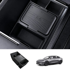 Center Console & Armrest Silicone Storage Organizer Set for Tesla Model 3 Highland 2024+ - T-Launch