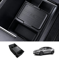 Center Console & Armrest Silicone Storage Organizer Set for Tesla Model Y/Y L 2025+ - T-Launch
