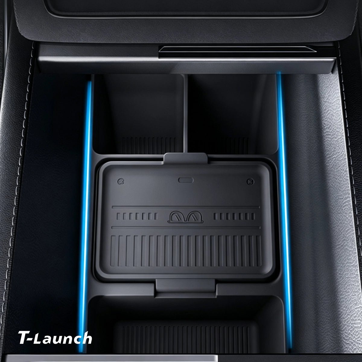 Center Console & Armrest Silicone Storage Organizer Set for Tesla Model 3 Highland 2024+ - T-Launch