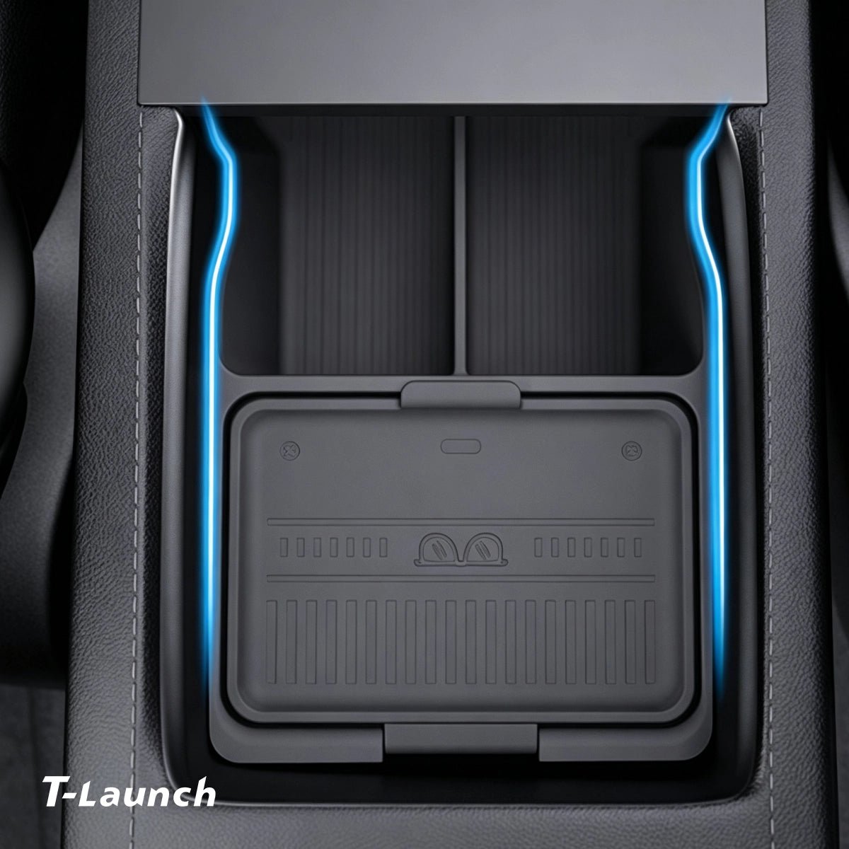 Center Console & Armrest Silicone Storage Organizer Set for Tesla Model 3 Highland 2024+ - T-Launch