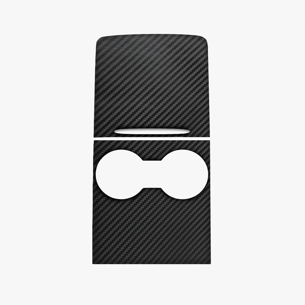 Model 3 & Y Center Console Cover (kolfibermönster ABS) (Gen.2) för Tesla(2021-2023)
