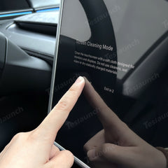 Integrated Tempered Glass Screen Protector with Frame for Tesla Model 3 Highland Standard 2025+