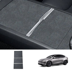 Alcantara Center Console Sticker Cover for Tesla Model YL 2026+
