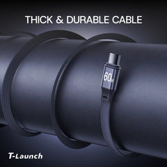 Rear Air Vent Charging Dock with Retractable Cables for Tesla Model Y L 2026+