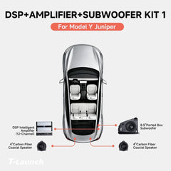 Complete Audio Upgrade System for Tesla Model Y Juniper - T-Launch