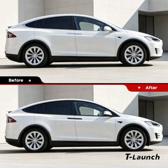 Complete Chrome Delete Vinyl Wrap Kit for Tesla Model X 2015-2020