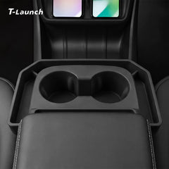 Cup Holder Insert Center Console Storage Organizer for Tesla Model Y Standard 2026+