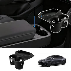 Center Console Cup Holder & Sunglasses Organizer for Tesla Model Y Standard 2025+