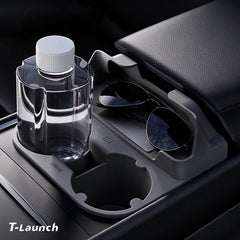 Center Console Cup Holder & Sunglasses Organizer for Tesla Model 3 2021-2023/Model Y 2021-2024 - T-Launch