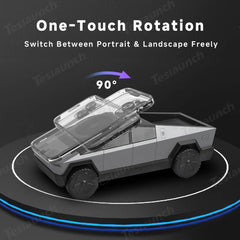 Cybertruck-Inspired 3-in-1 Wireless Charger & Stand for All Cars