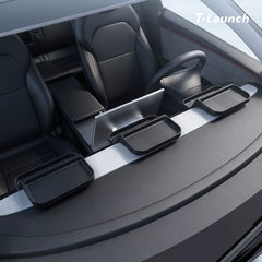 Dashboard Storage Tray with Phone Holder & ETC Bracket for Tesla Model 3/Y/YL 2024+