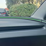 Dashboard Cap Cover for for 2024 Model 3 Highland (Carbon Fiber Pattern ABS)